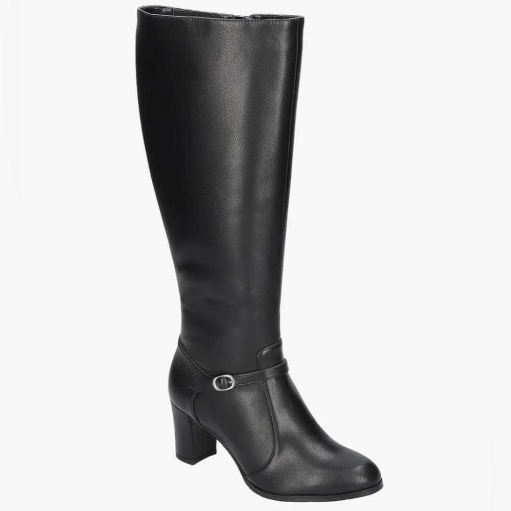 Easy Street Missy Plus Womens Boot 8.5 CD US Black